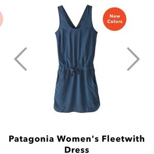 Women’s patagonia fleetwith dress in stone blue